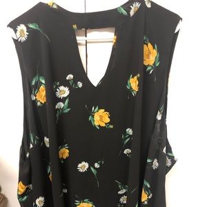 Torrid Floral chiffon top
